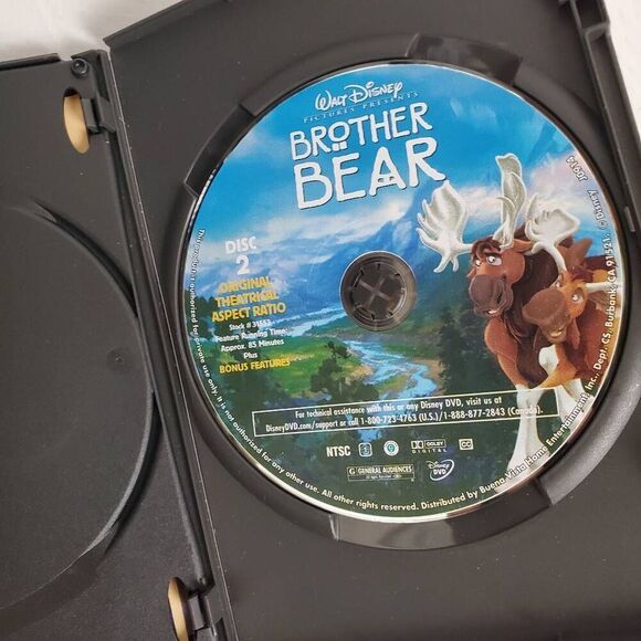 Brother Bear DVD (2-Disc Special Edition) Walt Disney Animated Adventure - Picture 3 of 3